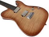 Suhr Select Modern T Mahogany Guitar, Natural Burst - Humbucker Music