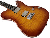 Suhr Select Modern T Mahogany Guitar, Tea Burst - Humbucker Music