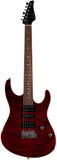 Suhr Modern Plus Guitar, Chili Pepper Red, Pau Ferro, HSH - Humbucker Music
