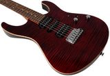 Suhr Modern Plus Guitar, Chili Pepper Red, Pau Ferro, HSH - Humbucker Music