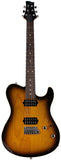 Suhr Oso Guitar, 2-Tone Tobacco Burst - Humbucker Music