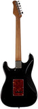 Suhr Select Classic S HSS Guitar, Roasted Neck, Black, Tortoise Shell - Humbucker Music