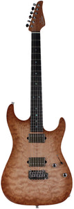 Suhr Select Standard Mahogany HH Guitar, Quilt Natural Burst
