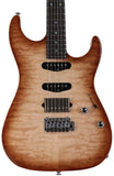 Suhr Select Standard Mahogany Guitar, Quilted Natural Burst - Humbucker Music