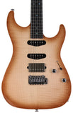 Suhr Select Standard Mahogany Guitar, Natural Burst - Humbucker Music