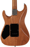Suhr Select Standard Mahogany Guitar, Burl Natural Burst - Humbucker Music