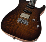 Suhr Select Standard Mahogany Guitar, Bengal Burst - Humbucker Music