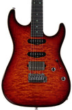 Suhr Select Standard Mahogany Guitar, Quilted Inferno Burst - Humbucker Music