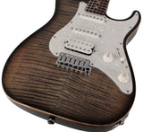 Suhr Standard Plus Guitar, Trans Charcoal Burst, Pau Ferro - Humbucker Music
