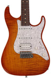 Suhr Standard Plus Guitar, Trans Honey Amber Burst, Pau Ferro - Humbucker Music