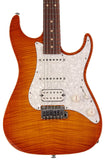Suhr Standard Plus Guitar, Trans Honey Amber Burst, Pau Ferro - Humbucker Music