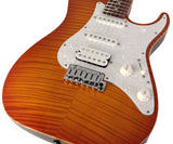 Suhr Standard Plus Guitar, Trans Honey Amber Burst, Pau Ferro - Humbucker Music