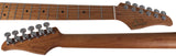 Suhr Standard Plus Guitar, Trans Honey Amber Burst, Roasted Maple - Humbucker Music