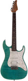 Suhr Standard Plus Guitar, Bahama Blue, Pau Ferro - Humbucker Music