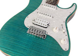 Suhr Standard Plus Guitar, Bahama Blue, Pau Ferro - Humbucker Music