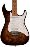 Suhr Standard Plus Guitar, Bengal Burst, Roasted Maple - Humbucker Music