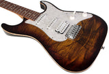 Suhr Standard Plus Guitar, Bengal Burst, Pau Ferro - Humbucker Music