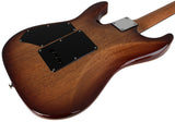 Suhr Select Standard Mahogany Guitar, Burl Fireburst - Humbucker Music