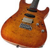 Suhr Select Standard Mahogany Guitar, Burl Suhr Burst