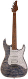 Suhr Standard Plus Guitar, Trans Blue Denim Slate, Roasted Maple