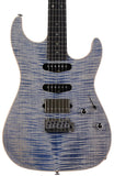 Suhr Select Standard Mahogany Guitar, Trans Blue Denim Slate - Humbucker Music