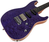 Suhr Select Standard Mahogany Guitar, Quilted Trans Purple - Humbucker Music