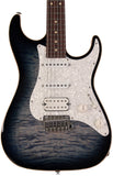Suhr Standard Plus Guitar, Trans Whale Blue Burst, Pau Ferro - Humbucker Music