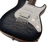 Suhr Standard Plus Guitar, Trans Whale Blue Burst, Pau Ferro - Humbucker Music