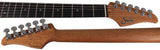 Suhr Select Standard Mahogany Guitar, Burl Trans Blue Denim Slate - Humbucker Music
