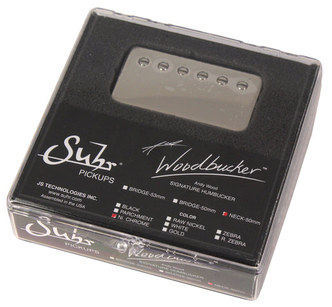 Suhr Woodbucker Humbucker Pickup, Neck, Nickel Chrome - Humbucker Music