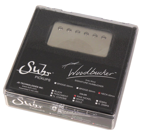 Suhr Woodbucker Humbucker Pickup, Neck, Raw Nickel - Humbucker Music