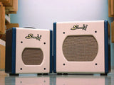 Swart Space Tone Atomic Jr Amp, White, Ocean Sparkle - Humbucker Music