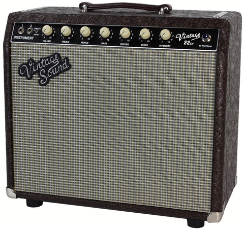 Vintage Sound Vintage 22sc Combo, Brown Western - Humbucker Music