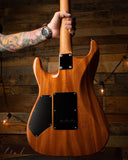 Suhr Select Standard Plus Mahogany Guitar, Burl Maple, Natural Burst