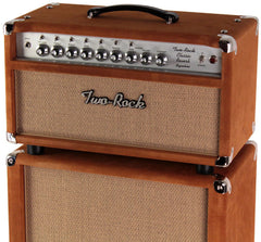 Two-Rock Classic Reverb Signature 100/50 Head, 2x12 Cab, Golden Brown Suede