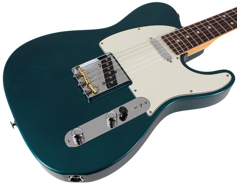 Suhr Classic T Select Guitar, Alder, Rosewood, Ocean Turquoise Metallic
