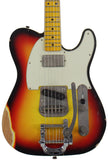 Nash T63DB Guitar, 3 Tone Sunburst, Bigsby, Neck Humbucker - Humbucker Music