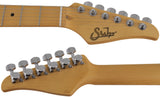 Suhr Classic S HSS Guitar, Vintage Yellow, Maple - Humbucker Music