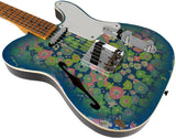 Fender Custom Shop LTD Double Esquire Thinline Custom Relic, Blue Flower
