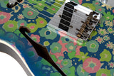 Fender Custom Shop LTD Double Esquire Thinline Custom Relic, Blue Flower