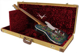 Fender Custom Shop LTD Double Esquire Thinline Custom Relic, Blue Flower