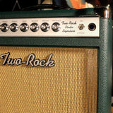 Two-Rock Studio Signature 1x12 Combo Amp, British Racing Green, Cane, Silverface - Humbucker Music