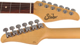 Suhr Classic S HSS Guitar, Vintage Yellow, Rosewood - Humbucker Music