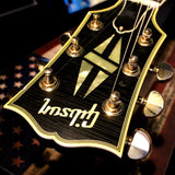 Nash Refinished Gibson Custom Shop Les Paul Custom Guitar, Black Beauty