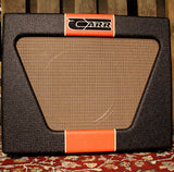 Carr Super Bee 1x10 Combo Amp, Black, Red Stripe - Humbucker Music