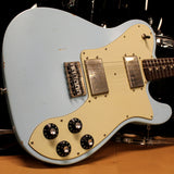 Nash T2HB Guitar, Sonic Blue, Light Aging