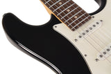 Suhr Classic S Antique Guitar, Black, Rosewood, HSS