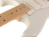 Suhr Classic S Antique Guitar, Olympic White, Maple - Humbucker Music