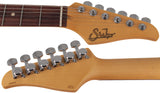Suhr Classic S HSS Guitar, Black, Rosewood - Humbucker Music