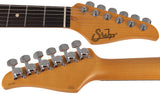 Suhr Classic S Antique Guitar, 3-Tone Burst, Rosewood - Humbucker Music